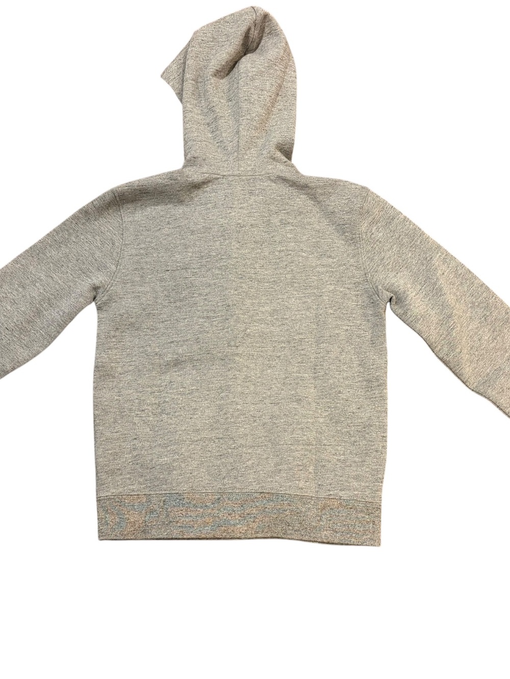 Polo by Ralph Lauren Boys' Light Gray Zip Hoodie with Embroidered Pony Size 7 - Picture 3 of 10